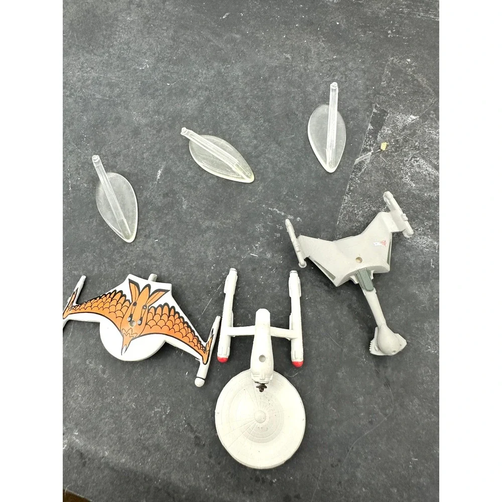 Vintage Star Trek Micro Machines Space Lot Bird of Prey/Battlecruiser #1